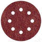 Lihvpaberketas Ø 125mm 5tk velcro 8 ava K120