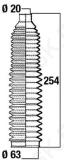 Roolilati tolmukate 20 x 63 x 254