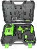 20V AKUTRELLI KOMPLEKT PUUR-LÖÖK-KRUVI. 0-13MM. 150NM. HARJAVABA. LED. +AKU+LAADIJA JBM*