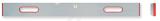 Alu-screeding level,2V,2H, 250cm