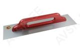 Floor smoothing trowel 500 x 130 mm, steel, with wooden handle