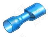 TERMOKAHANEV LAPIK "EMA" KAETUD SININE 6.3X0.8MM 10TK JUHTMEOTSIK M+
