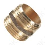 Brass adapter M1" - M1"