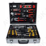 Tööriistade komplekt alumiiniumkattega kohvris 129osa **