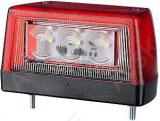 NUMBRITULI LED 12/24 57X102MM PUNANE