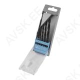 HSS Metal Drill Bit Set, Rolled, 6pcs, Ø 2-8 mm
