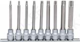 9-os. 3/8" pikkade torx padrunotsikute kompl. t20-t60 ks tools