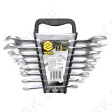 Double Open End Spanners 8Pcs 6-22 Satin