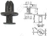 Tüübel polstrile 10mm 1tk dobmar