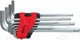 10-os. l-kuuskantvõtmete kompl. 1.5-10mm (+7mm) pikad. kuulots ks tools