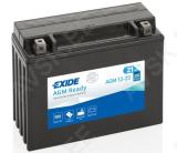 EXIDE 12V AGM 21Ah 350A(EN) 205x86x162 -/+