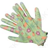 Polyester Garden Gloves 8" Flowers