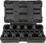 8-os. 1/2" pikkade torx löökotsikute stardikomplekt t25-t70 jbm