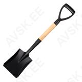 Kühvel väike puitvarrega 72cm*