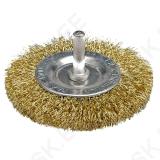 Circular Brush W. Shaft 75mm Crimped W.