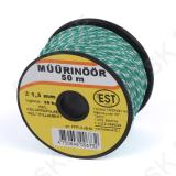 Müürinöör 1,5mmx50m rohe-valge