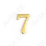 Uksenumber Nr.7 kuldne 45mm