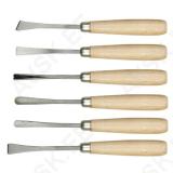 Curving Chisel Set, Wooden Handle