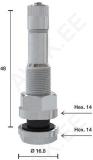 Tl-ventiil veoauto valuv. 54ms / v3-22-3. ava 9.7mm. sirge l=48mm. alcoa velgedele