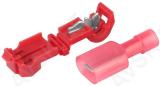 T-TÜÜPI VAHELEASTUJA/RÖÖVELLIIDES PUNANE 0.5-1.5MM 22-18AWG 15A 5TK CARMOTION