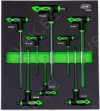 8-OS. T-KUUSKANTVÕTMETE KOMPL. PU-PANEELIS 2-10MM (KUUL) JBM*