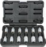 12-os. 1/2" torx padrunotsikute kompl. t20-t100. pikk/lühike jbm*