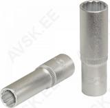 1/4" pikk padrun 4.5mm. 12-kant ks tools