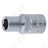 Socket, Hexagon | 6.3 mm (1/4") Drive | 6 mm