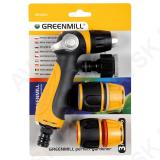 Quick Connector Set for Hose 1/2'' with Spray Nozzle Gun