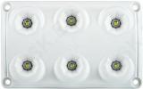 Lwd2154 salongi sisevalgusti 6-led 75x120x16 12/24v ip65
