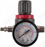 REGULAATOR 1/4". 2400L/MIN. 0.5-11BAR. MANOMEETRIGA 1771.1 APAC