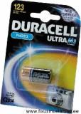 PATAREI, DURACELL FOTO, CR123, 3V, Liitium