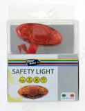 Tagatuli-hoiatustuli punane " 4 SAFETY " 4-led GoodBike