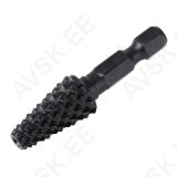 Conical Rotary Rasp for Wood Ø 5-12.5 x 28 / 48 mm, hexagon shank