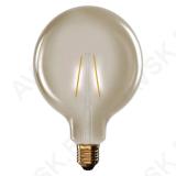 LED dekoratiivpirn VINTAGE G125 / E27, 4.5 W (40 W), 2200 K, kuldne klaas