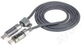 LAADIMISJUHE PÕIMITUD DISPLAY USB-C - USB-C. MAX 100W. 100CM WAYME