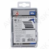 Termokahaneva rüüsi komplekt 90 osa mustad