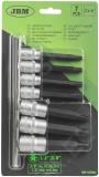 7-OS. 1/2"+3/8" PIKKADE RIBE PADRUNOTSIKUTE KOMPL. M6-M14. SIINIL JBM*