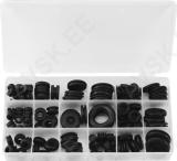 125-OS. LÄBIVIIGU KUMMIRÕNGASTE+AVAKORKIDE KOMPLEKT TRIUMF