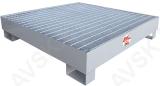 Vaadialus kogumisvanniga. 4x200l vaadile. metallist 1759.4 apac