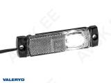 LED gabariittuli Valeryd 130x32x14.5 valge 12-30 V helkuriga sis. 450 mm kaabel