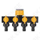 Neljakohaline kraaniühendus 1"-3/4"