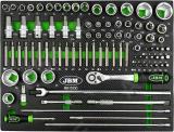 109-OS. 1/2"+1/4"+3/4" PADRUNITE+OTSIKUTE KOMPLEKT 10-36MM. PU-PANEELIS JBM