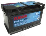 TUDOR 80AH 800A 315X175X190 AGM Start/Stop