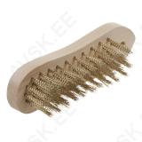 Violin brush,brass coated wire 205 mm