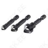 Deburring Counter Set, Hexagon Shank, 3 Pcs.