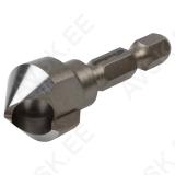 Deburring Counter 16 mm, for countersink screws Ø 3–8 mm, Hexagon Shank