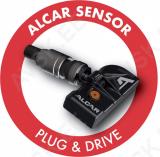 Tpms andur alcar (ldl) p&d s5a101b musta al.ventiiliga 434 mhz