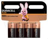 Patarei, duracell plus, lr14, 4tk, 1.5v