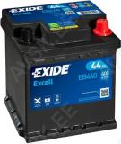 Exide 44ah 400a 175x175x190 excell -/+